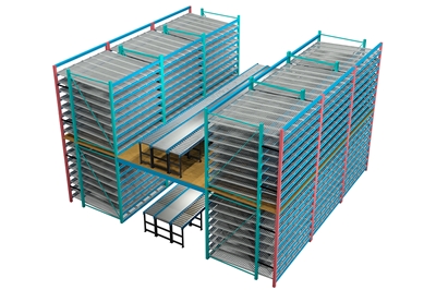 Used Carton Flow Pick Modules